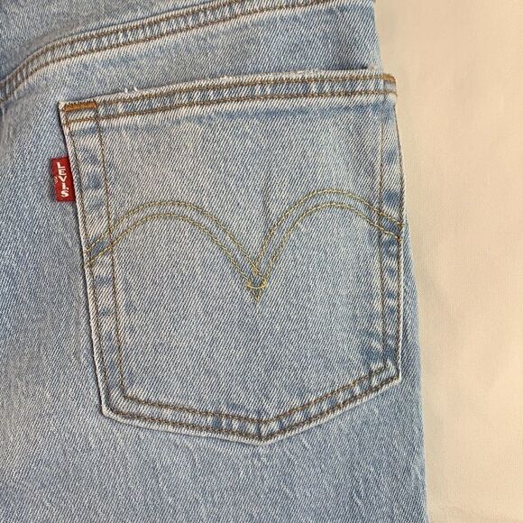 Levi’s 501 high waisted side logo Big E jeans - Picture 9 of 16